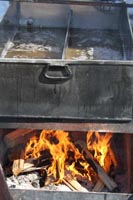 Un bon feu de cuisson